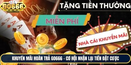 Khuyến Mãi Hoàn Trả Go666 - Cơ Hội Nhận Lại Tiền Đặt Cược 8 Khuyến Mãi Hoàn Trả Go666